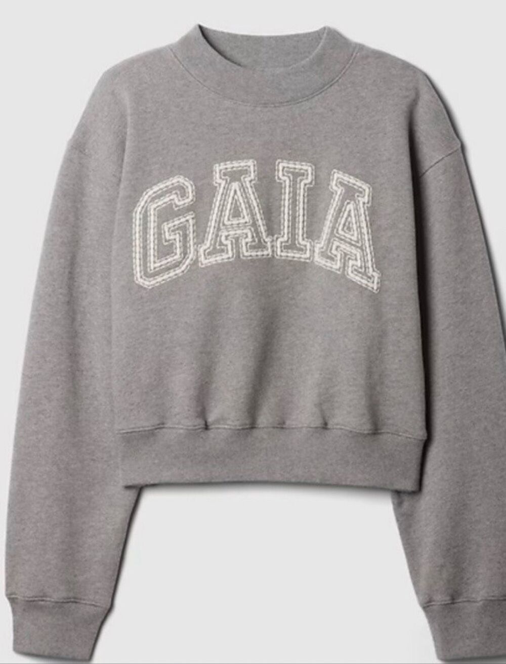 GAP x Cult Gaia Crop Crewneck Sweatshirt L